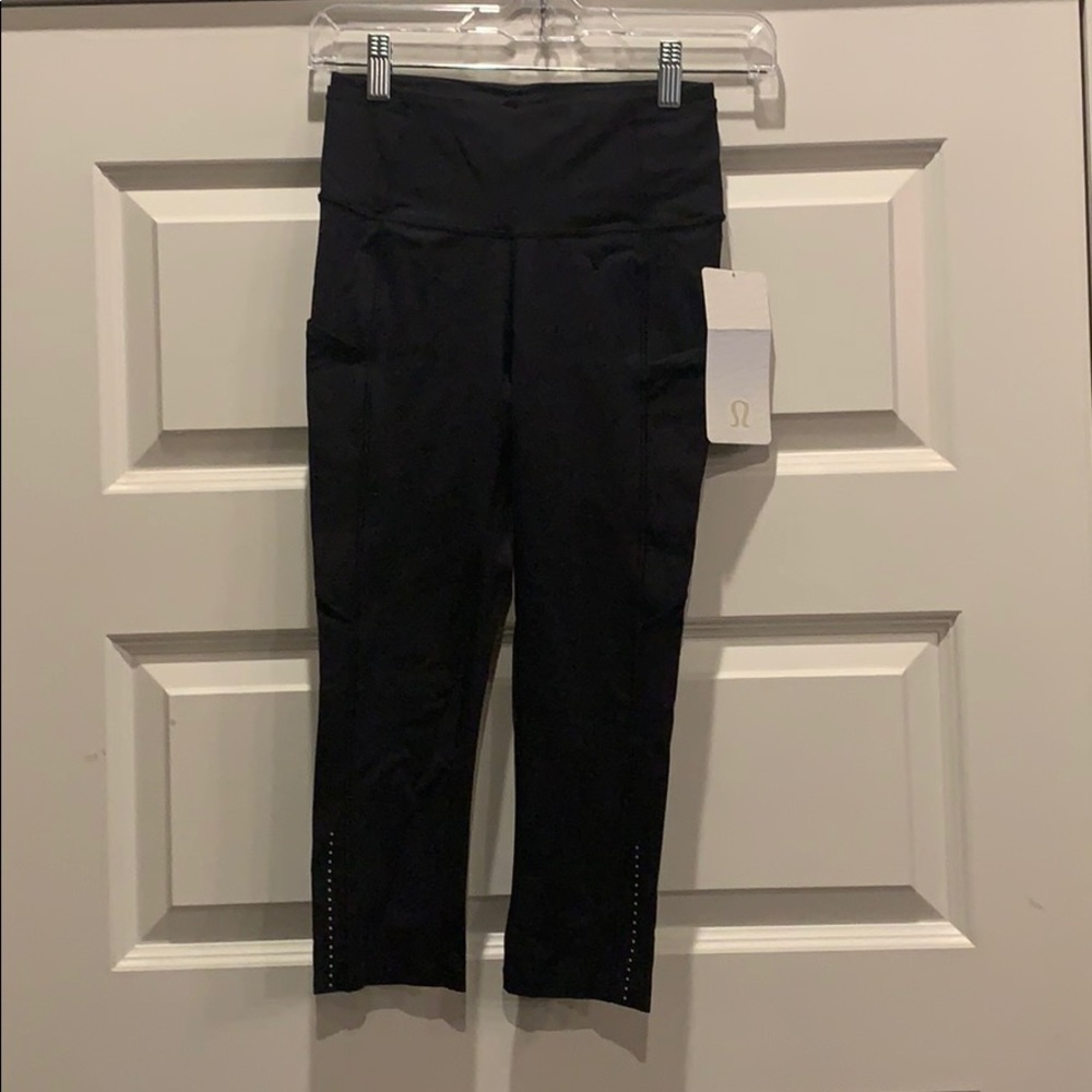 NEW Lululemon Fast and Free Crop II workout pants